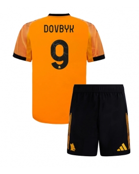 AS Roma Artem Dovbyk #9 Maglia Gara Trasferta Repliche 2025-26 Bambino Maniche Corte AS Roma Artem Dovbyk #9 Maglia Gara Trasferta Repliche 2025-26 Bambino Maniche Corte